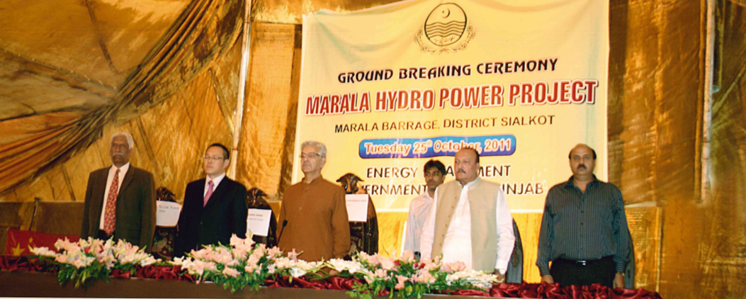 Pakistan Minister of Water and Sinotec Managing Director attend Stone Laying Ceremony of Hydropower Project